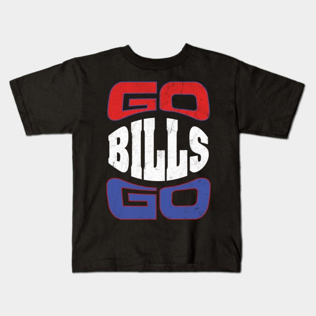 Go Bills Go Kids T-Shirt by Snapdragon